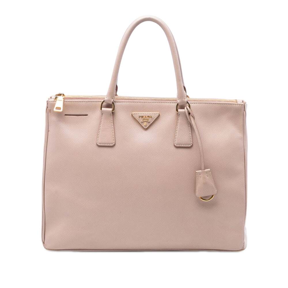 Prada Double Zip Lux Tote Saffiano #256254P10B